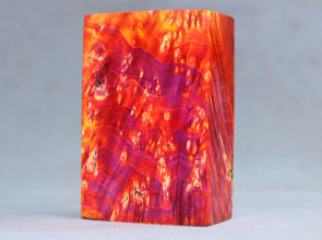 Stabilized Maple Burl Wood Mod Block